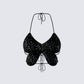 Amelie Black Butterfly Top product front
