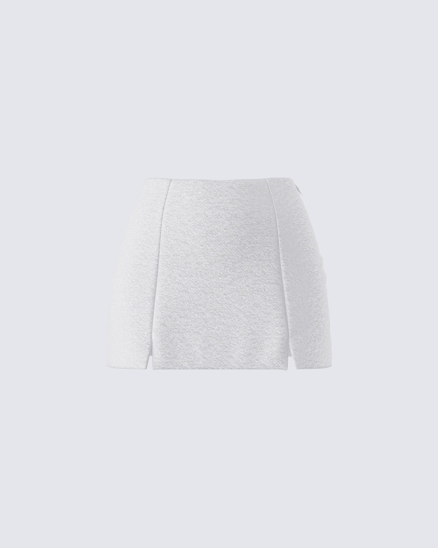Kiraz Heather Grey Micro Mini Skirt product front
