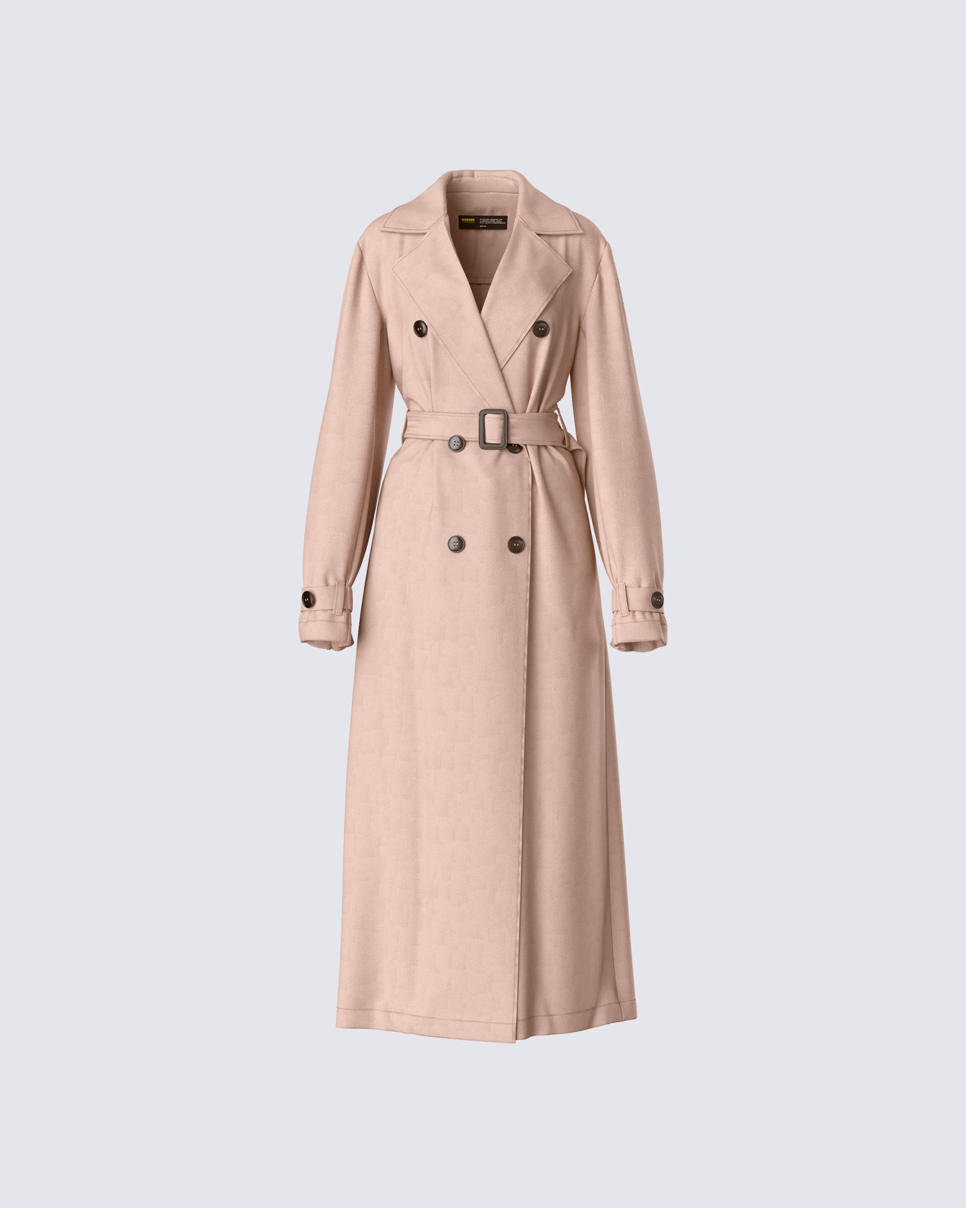 Doutzen Tan Twill Trench Coat product front