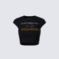 Ilse Black Aquarius Rhinestone Top product front