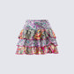Raisa Paisley Tiered Micro Mini Skirt product front