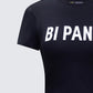 Meera Black Slogan Baby Tee