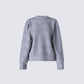 Angela Grey Sweater Knit Top 3d product front
