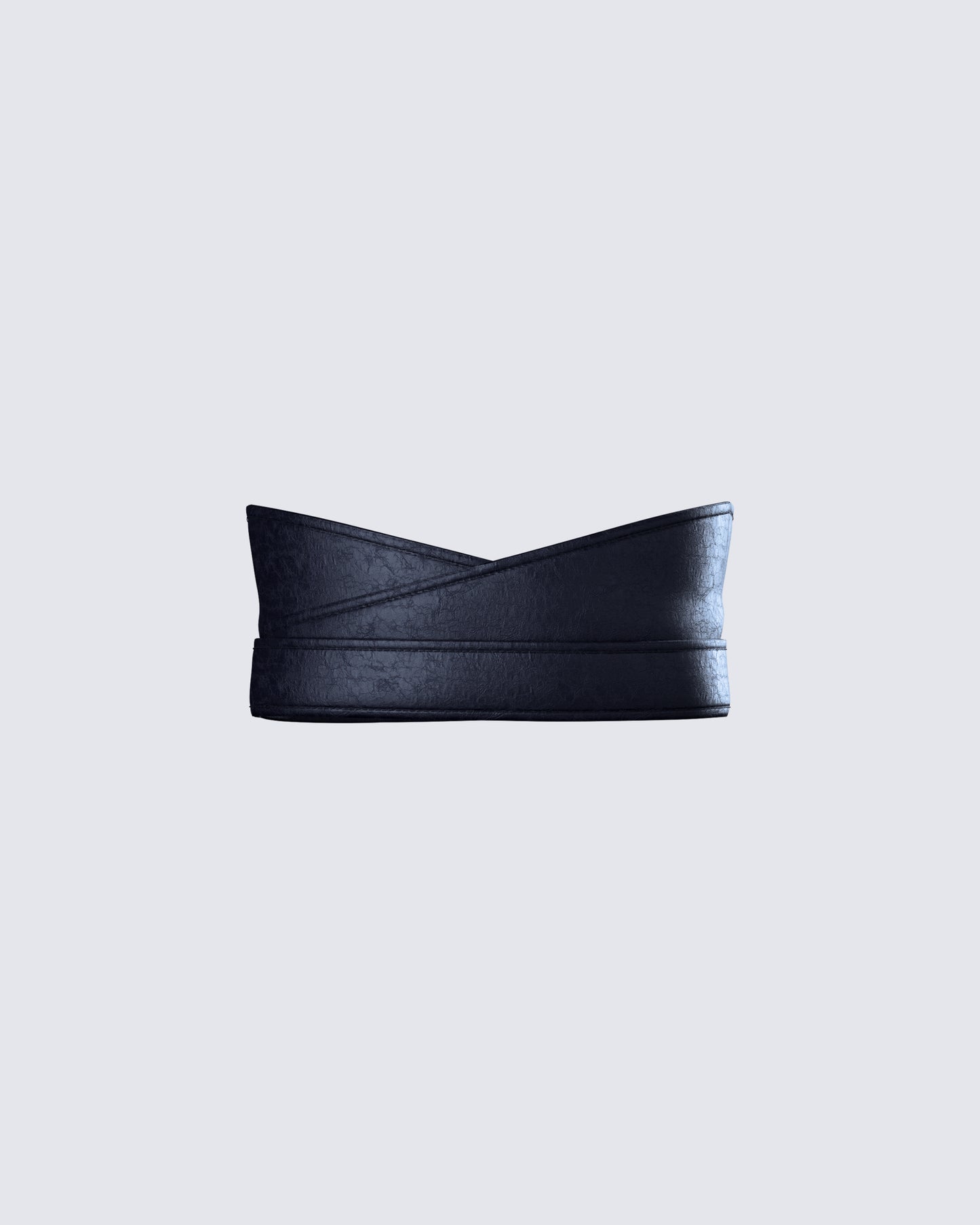 Lola Black Faux Leather Belt product front