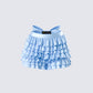 Oceana Blue Satin Ruffle Bloomer product front