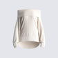 Nyx Ivory Off Shoulder Sweater Top product front