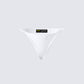 Twyla White Cheeky Bikini Bottom product front