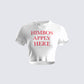 Leela White Jersey Graphic Top 3d product front