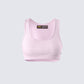 Waverly Pink Ribbed Tank Top 3d product front