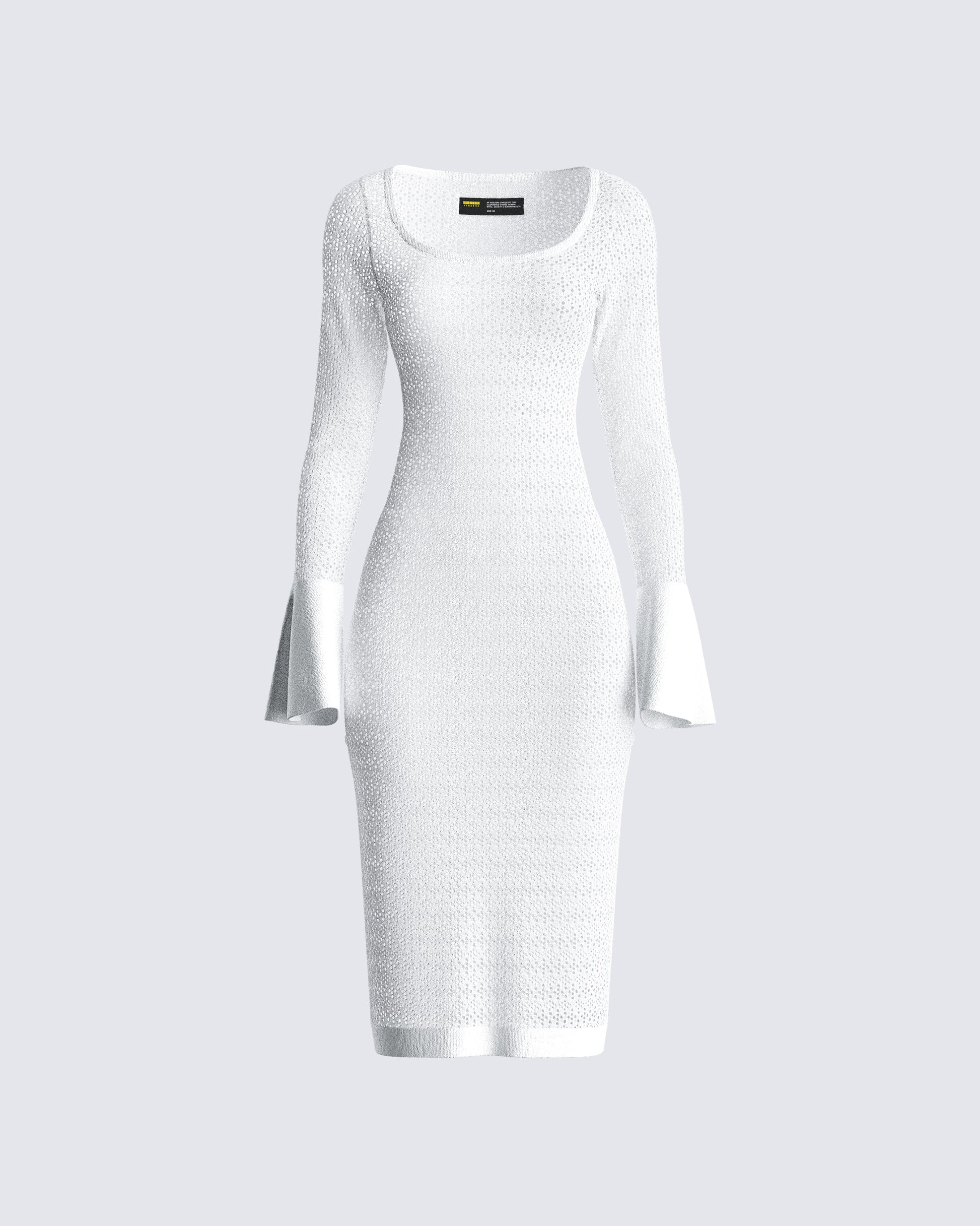 Letitia Ivory Sweater Midi Dress product front