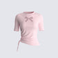 Anaya Pink Bow Graphic Tee product front
