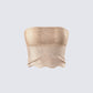 Sakura Gold Knit Tube Top product front