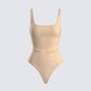 Fatima Beige Tank Bodysuit 3d product front