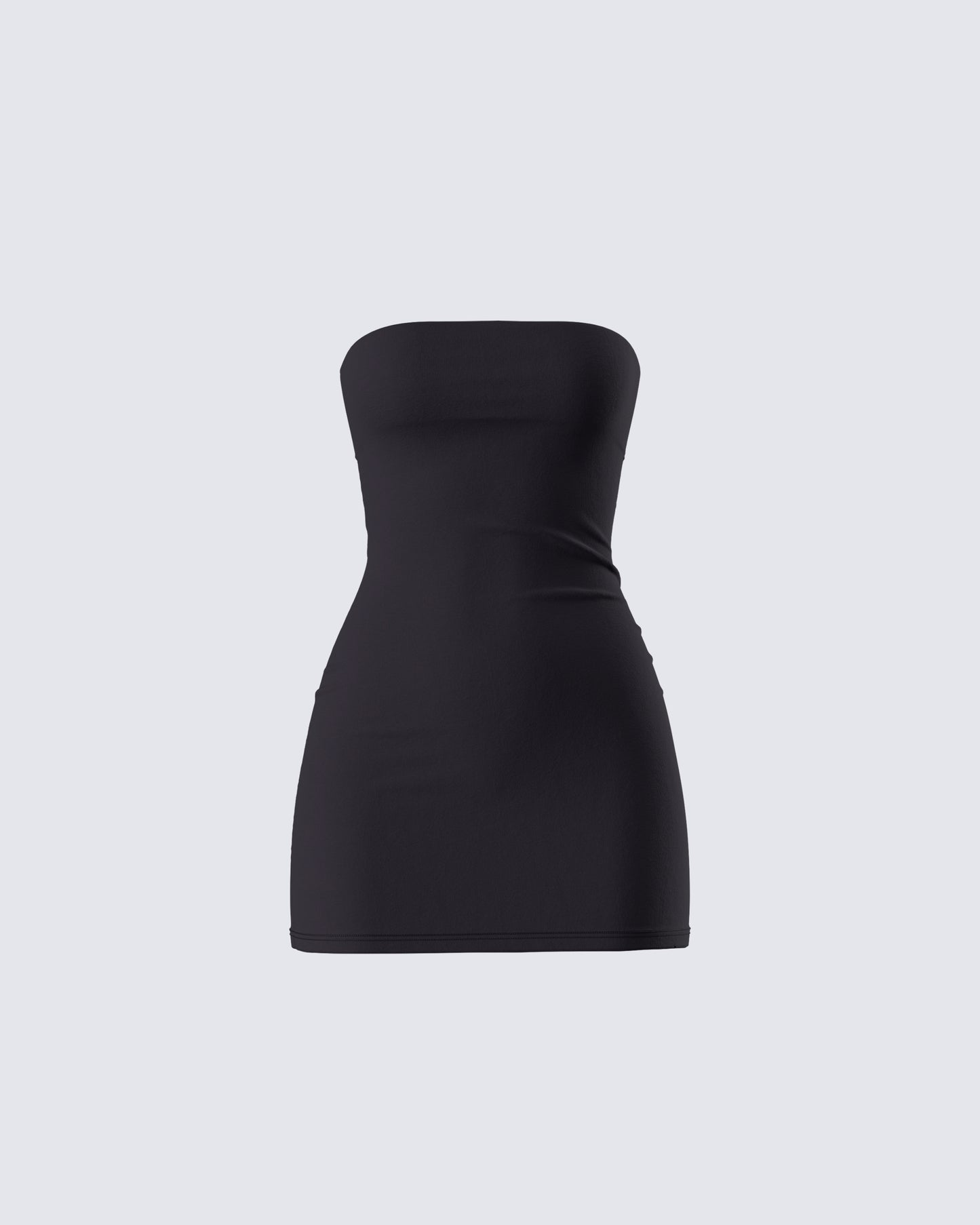 Maxine Black Jersey Tube Dress 3d product front
