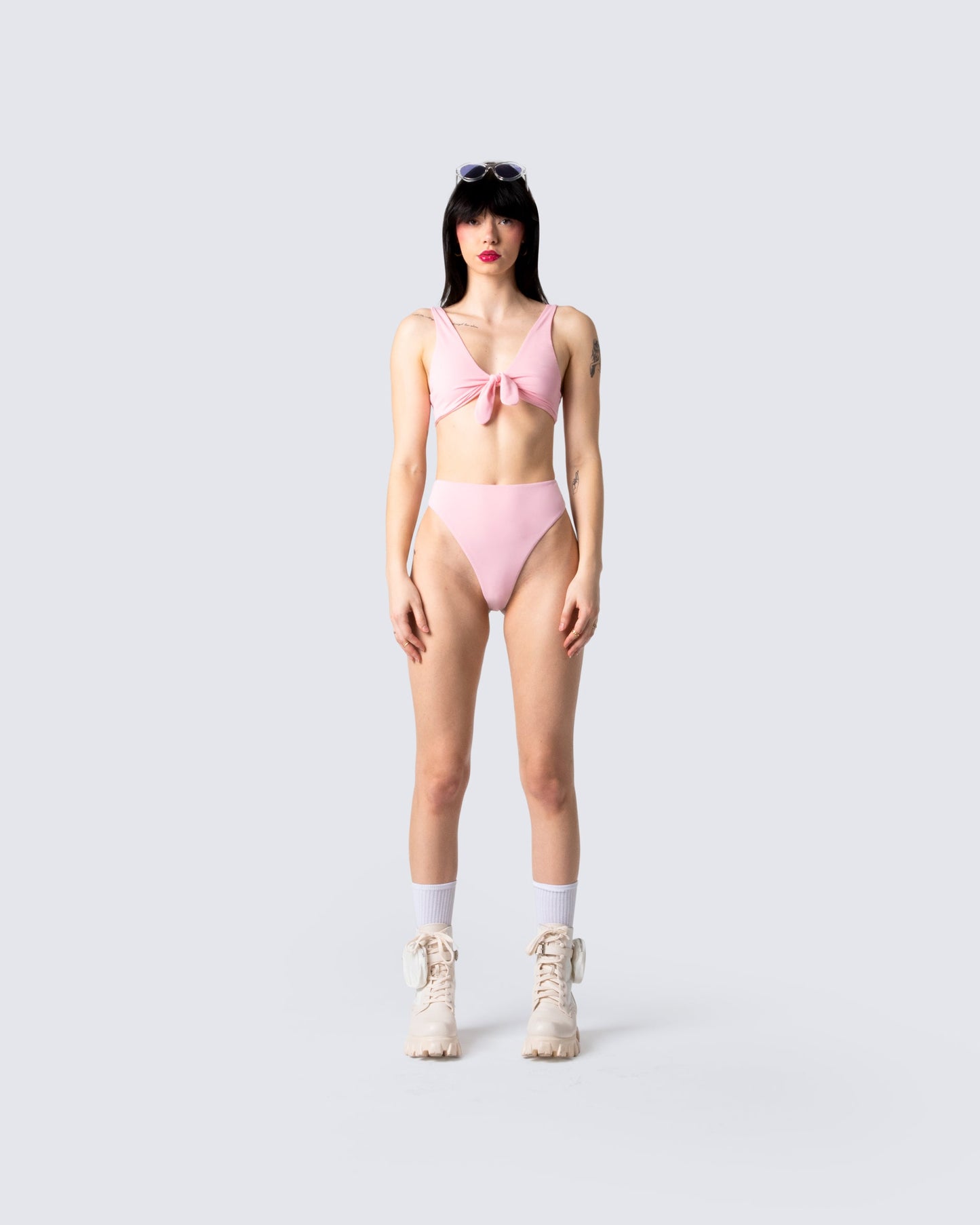 Marcy Pink Bikini Bottom