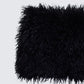Fara Black Faux Fur Micro Mini Skirt