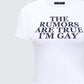 Eleni White Slogan Classic Tee