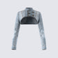 Eirene Cropped Denim Jacket product front