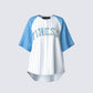 Kaomi Baby Blue Baseball Top product front