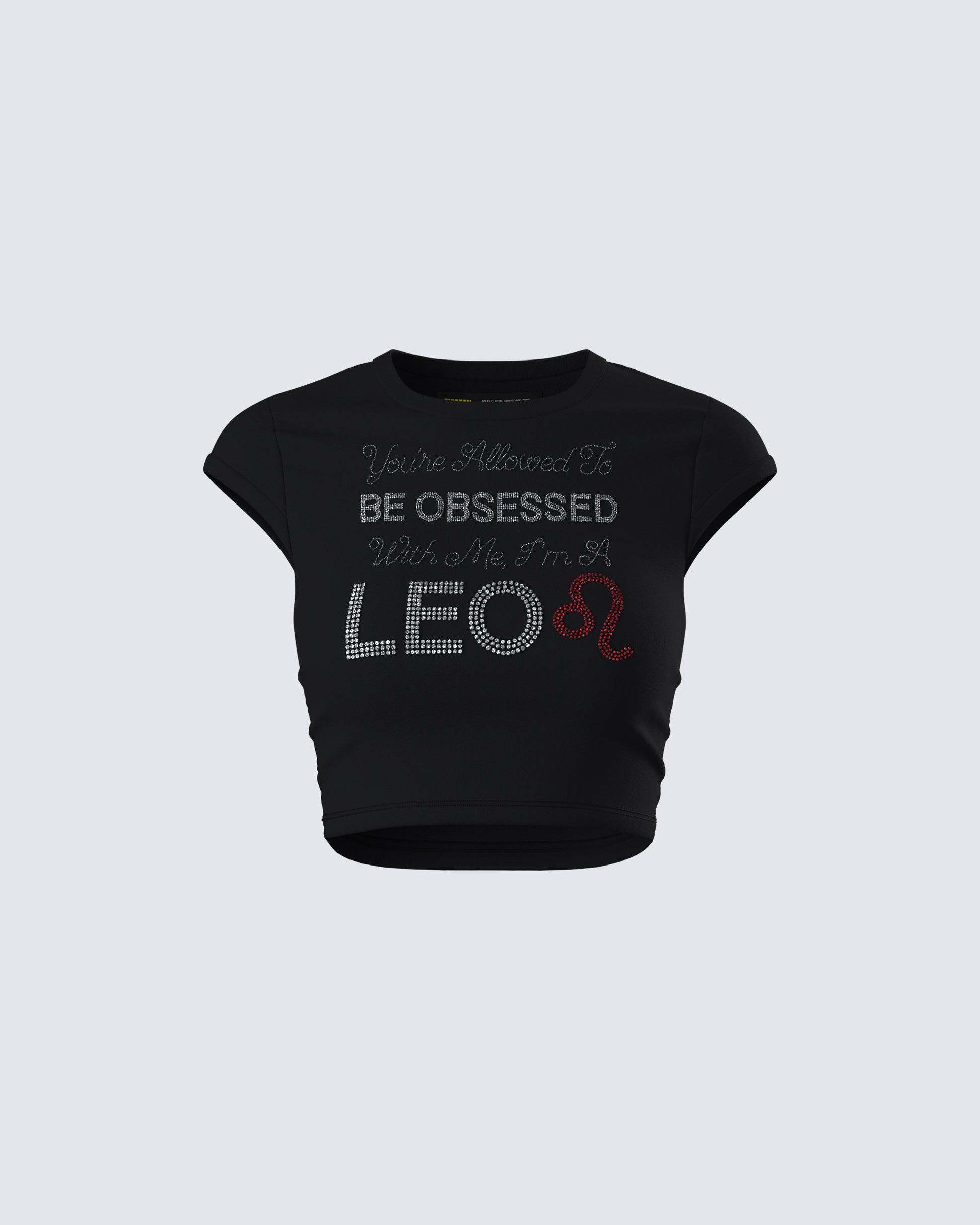 Kori Black Leo Graphic Top product front