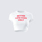 Nat White Jersey Graphic Top 3d product front