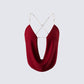 Ginger Burgundy Backless Cowl Top product front