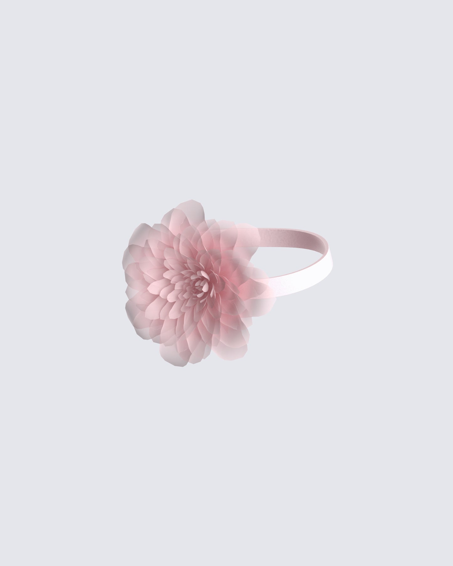Sadira Pink Flower Choker product front