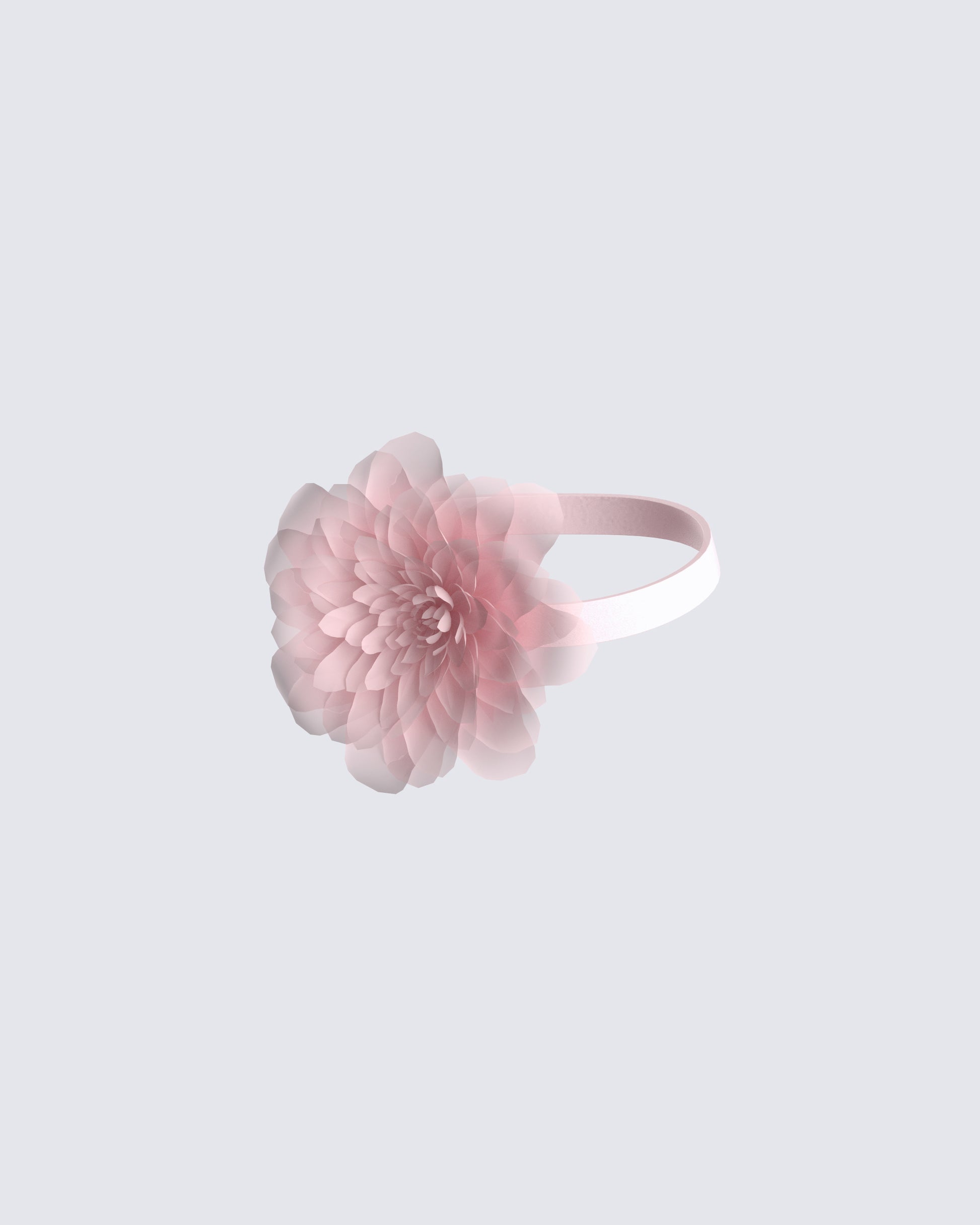 Sadira Pink Flower Choker product front