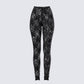 Miriam Black Lace Fitted Legging product front