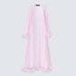 Maris Pink Feather Trim Robe product front