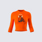 Hadleigh Orange Graphic Tee product front