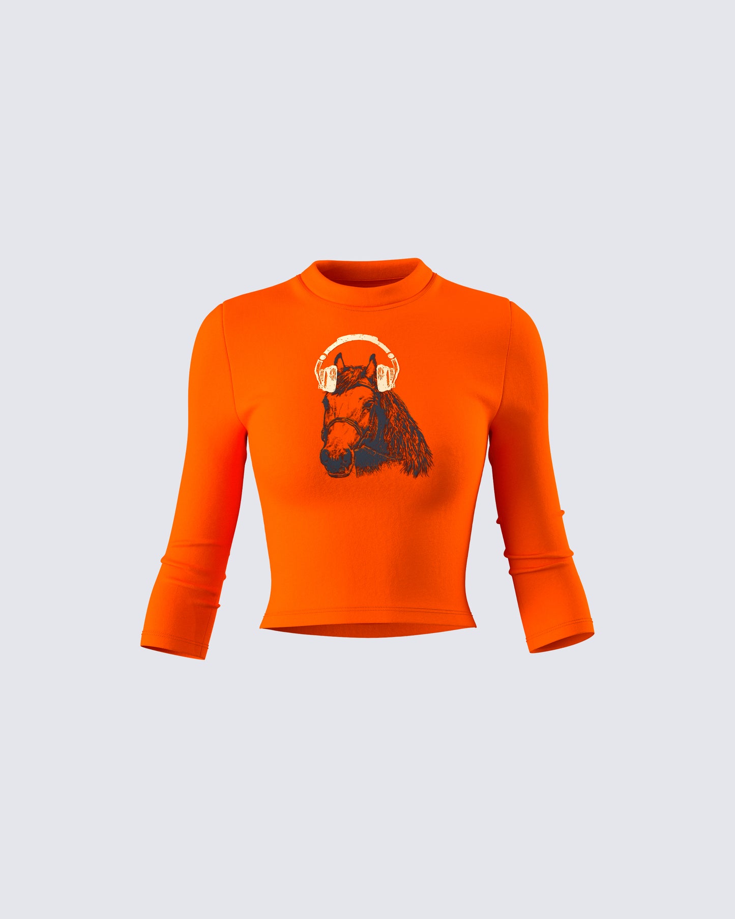 Hadleigh Orange Graphic Tee product front