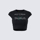 Amity Black Taurus Graphic Top product front