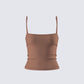 Dovie Brown Cami Top product front