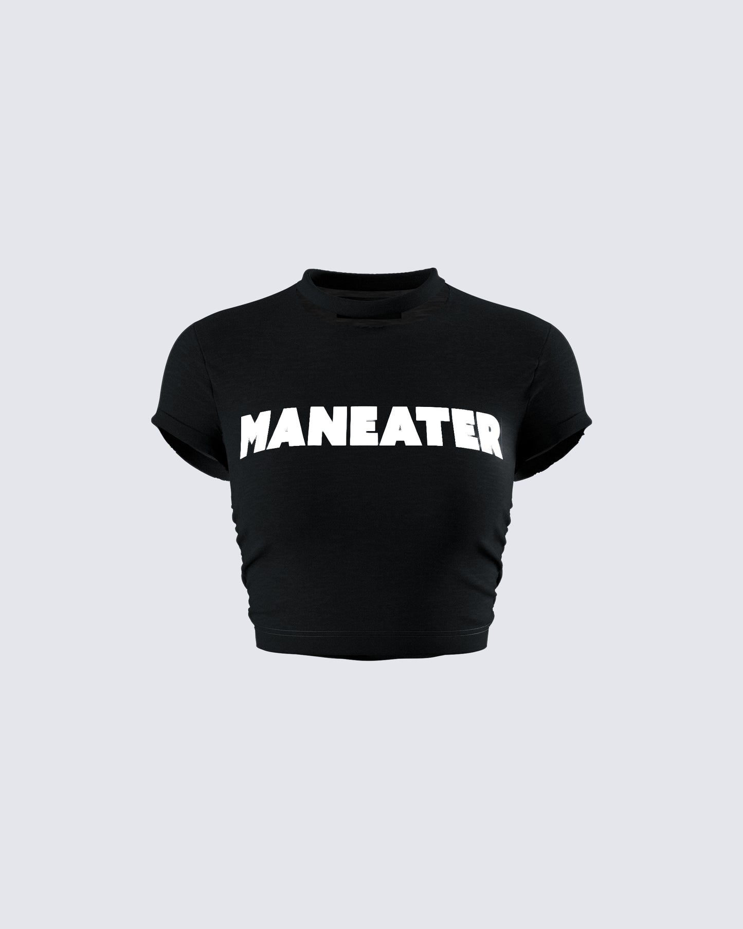 Monte Black Jersey Graphic Top product front
