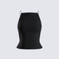 Birgit Black Rhinestone Top 3d product front