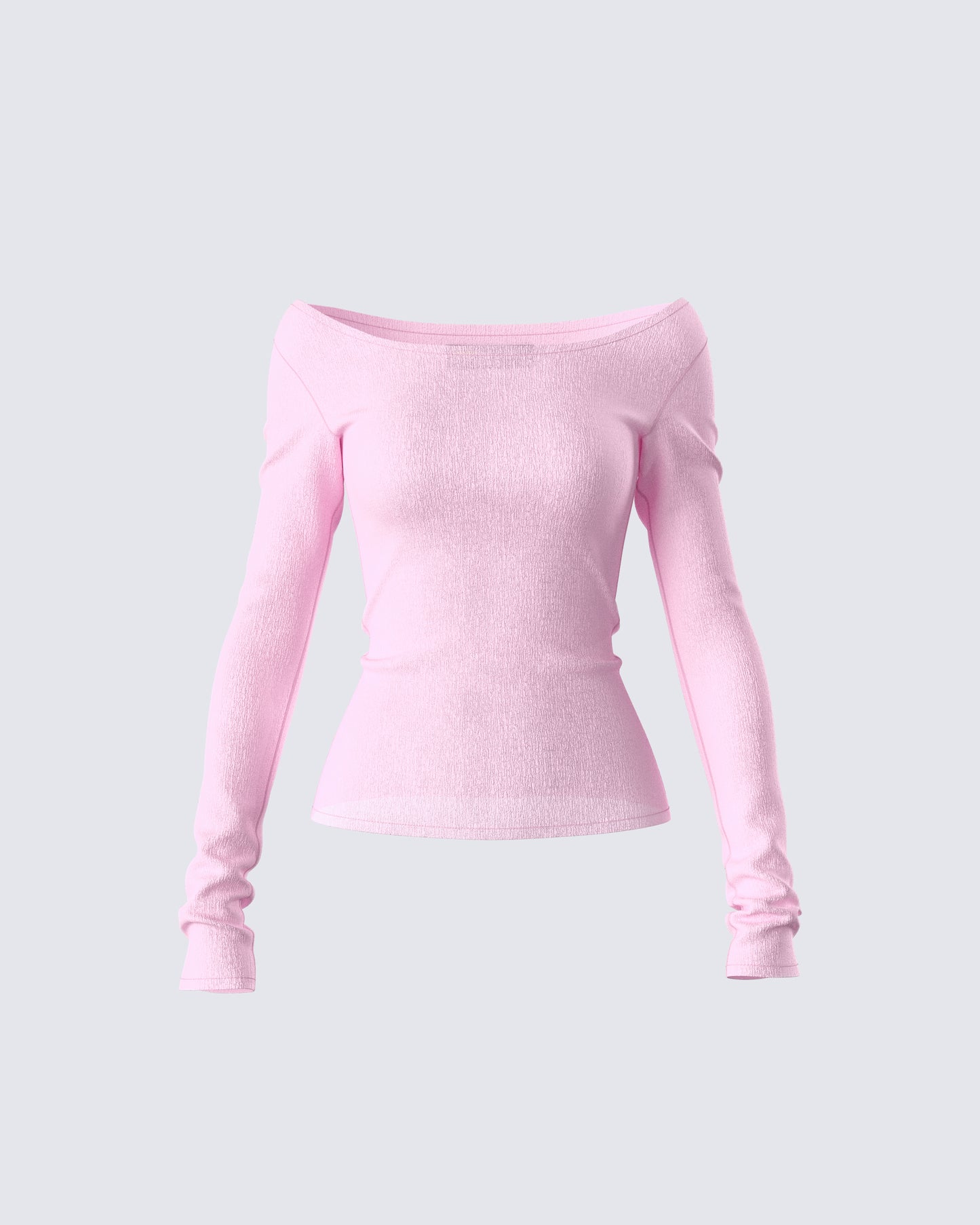 Leslie Pink Off Shoulder Top product front