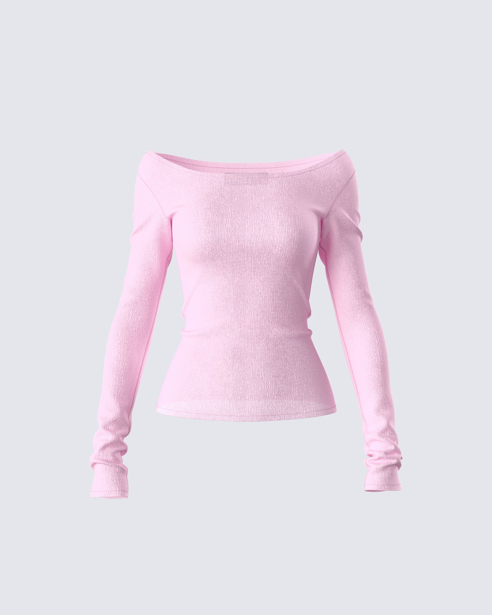 Leslie Pink Off Shoulder Top product front