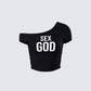 Karen Black Jersey Graphic Top product front