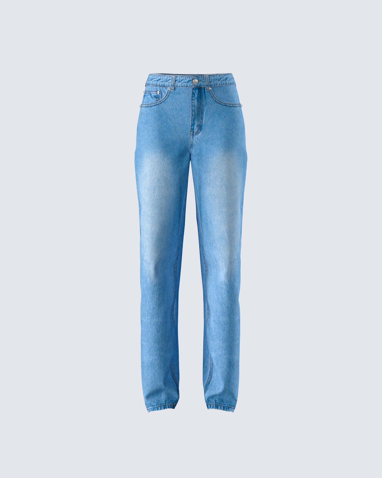 Ahmeira Blue Denim Jean
product front
 