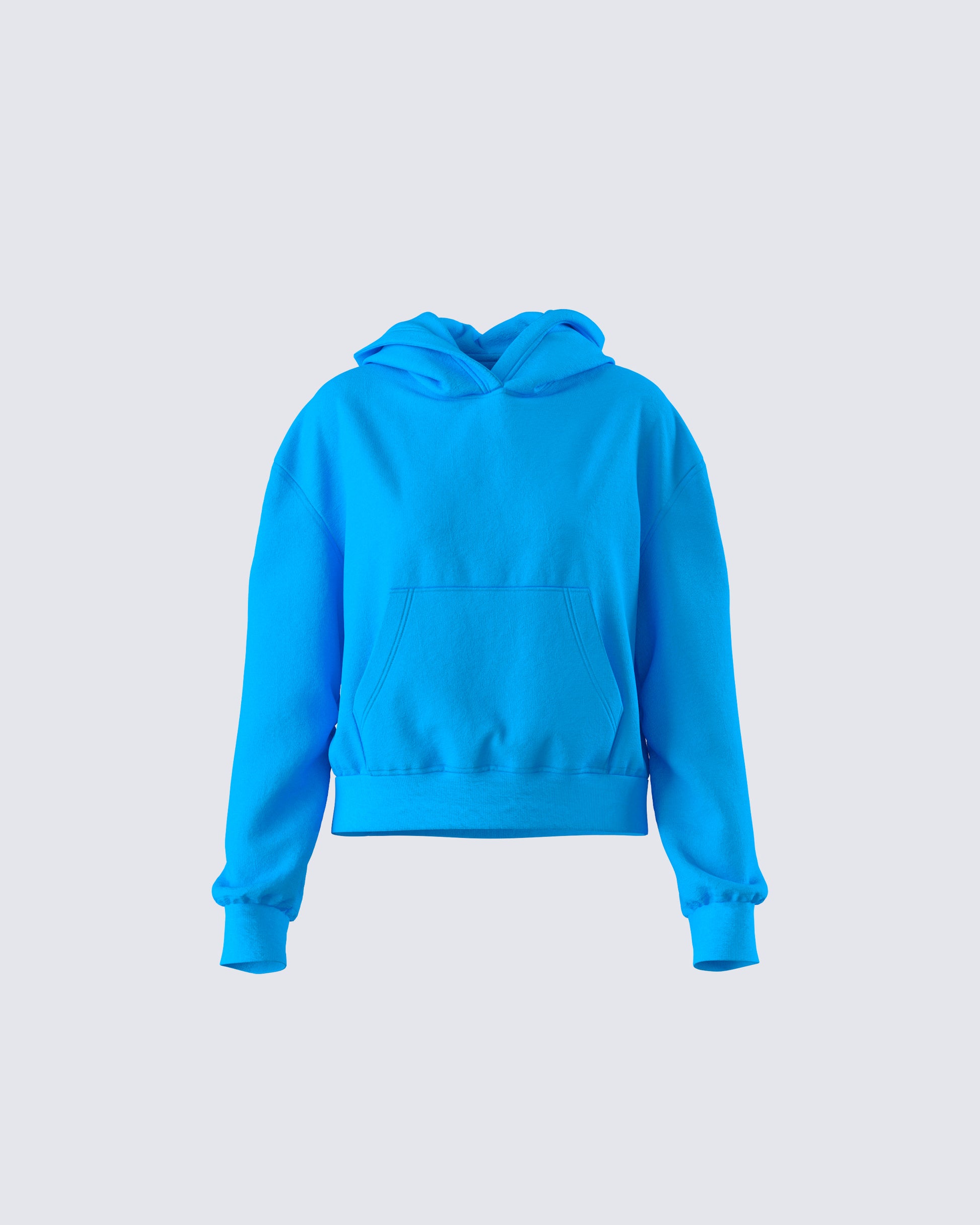 Yamuna Blue Fleece Hoodie product front