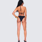 Halsey Black Bikini Set