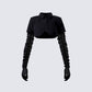 Sora Black Shirt & Gloves