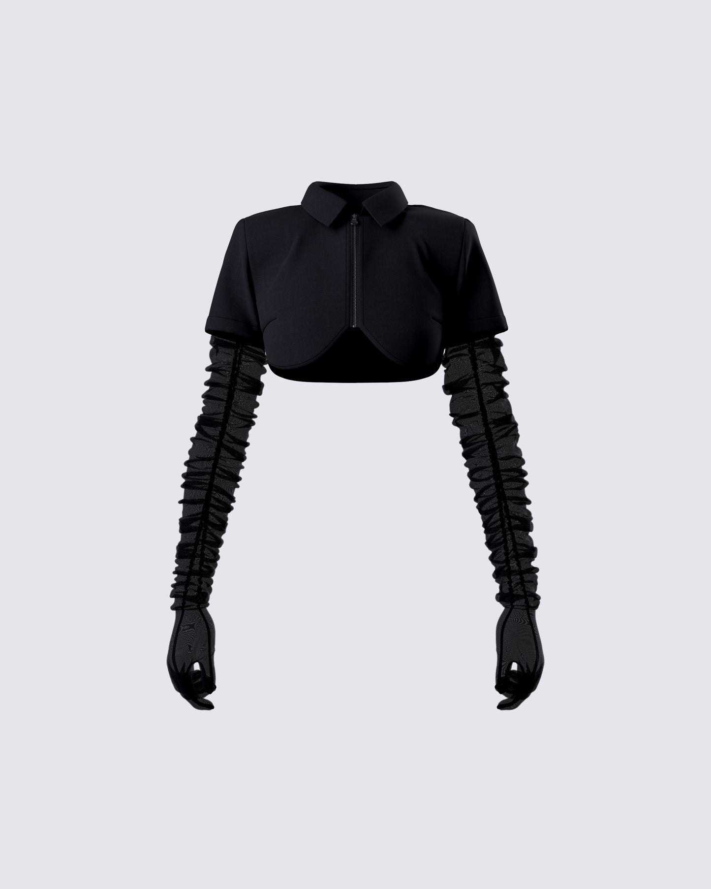 Sora Black Shirt & Gloves