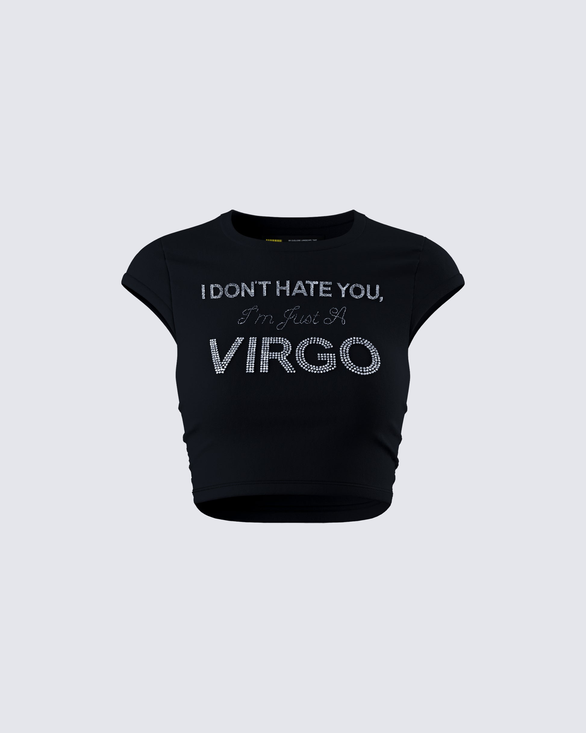 Macie Black Virgo Graphic Top product front