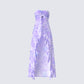 Sela Lavender Printed Midi Top product front