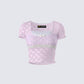 Stefanie Pink Lace Top product front