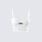 Dakoa White Lace Cami Top product front