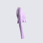 Scout Purple Rib Flyaway Top