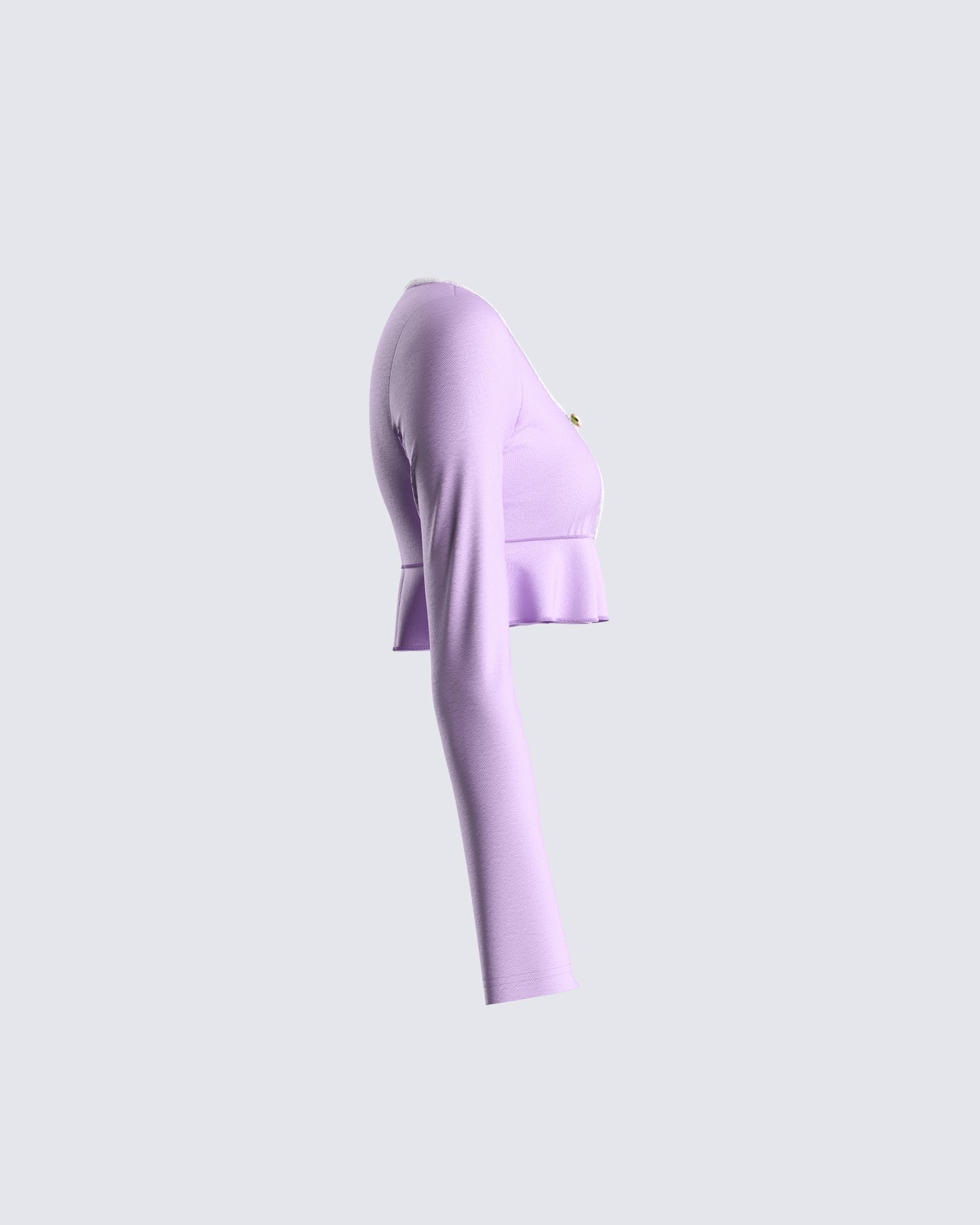 Scout Purple Rib Flyaway Top